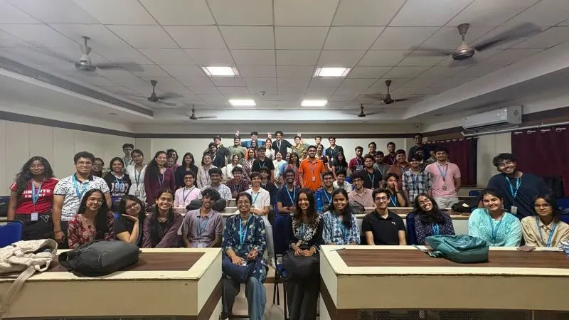 Microsoft Student Ambassadors SRM members in a lecture hall